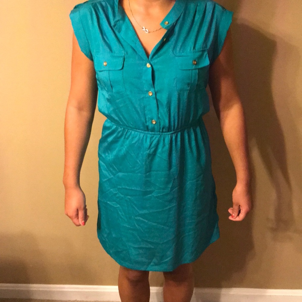 Teal dress